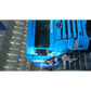 Lot57Supplies Diecast Shop model of a blue Mitsubishi Fuso Super Great truck with FIST livery and a promotional model