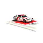 Lot57Supplies Diecast Shop 1:64 scale Tarmac Works Mitsubishi Starion diecast race car in white and red livery
