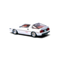 Lot57Supplies Diecast Shop Tarmac Works 1:64 scale white Mitsubishi Starion diecast model car, rear three-quarter view