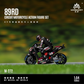 Lot57Supplies Diecast Shop MoreArt 1:64 scale resin motorcycle action figure set featuring a racing rider on a bike