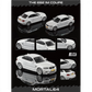Lot57Supplies Diecast Shop MORTAL 1:64 scale pearl white BMW 1M Coupe diecast model car showing multiple angles