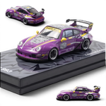 Lot57Supplies Diecast Shop motokit RWB Modified 1:64 scale diecast car in purple Old Altar livery with racing decals