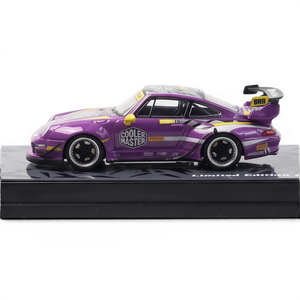 Lot57Supplies Diecast Shop motokit RWB Modified 1:64 scale diecast car in purple Old Altar livery with racing decals
