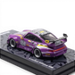 Lot57Supplies Diecast Shop motokit RWB Modified 1:64 scale diecast car in purple Old Altar livery with rear spoiler