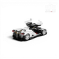 Lot57Supplies Diecast Shop MotorHelix Nilu 1:64 scale model in Suzuka White with gull-wing doors open, showing V12 engine.