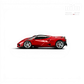 Lot57Supplies Diecast Shop MotorHelix Nilu Gilles Red 1:64 scale diecast model car with opening gull-wing doors and visible V12 engine.