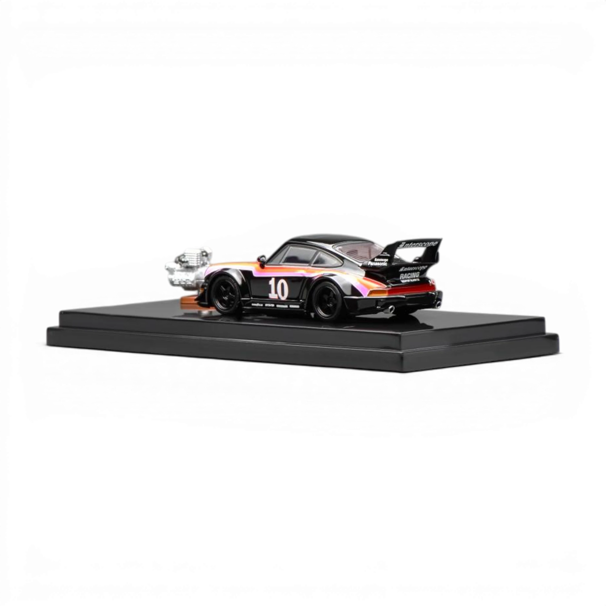 Lot57Supplies Diecast Shop MotorHelix RWB 964 #10 1:64 scale diecast model car with engine replica.
