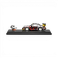 MotorHelix RWB 964 Aoki Sakura 1:64 scale diecast model car with cherry blossom livery and yellow spoiler.
