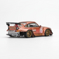 Lot57Supplies Diecast Shop MotorHelix RWB 993 diecast model car in metallic copper Adriana finish with gold wheels