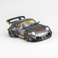 Lot57Supplies Diecast Shop MotorHelix RWB 993 diecast model car in gun grey with gold wheels and racing decals