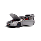Lot57Supplies Diecast Shop 1:18 scale Nardo Grey Honda Civic Type-R EK9 diecast model with open doors and hood