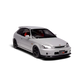 Lot57Supplies Diecast Shop 1:18 scale Nardo Grey Honda Civic Type-R EK9 diecast model with black wheels and red interior