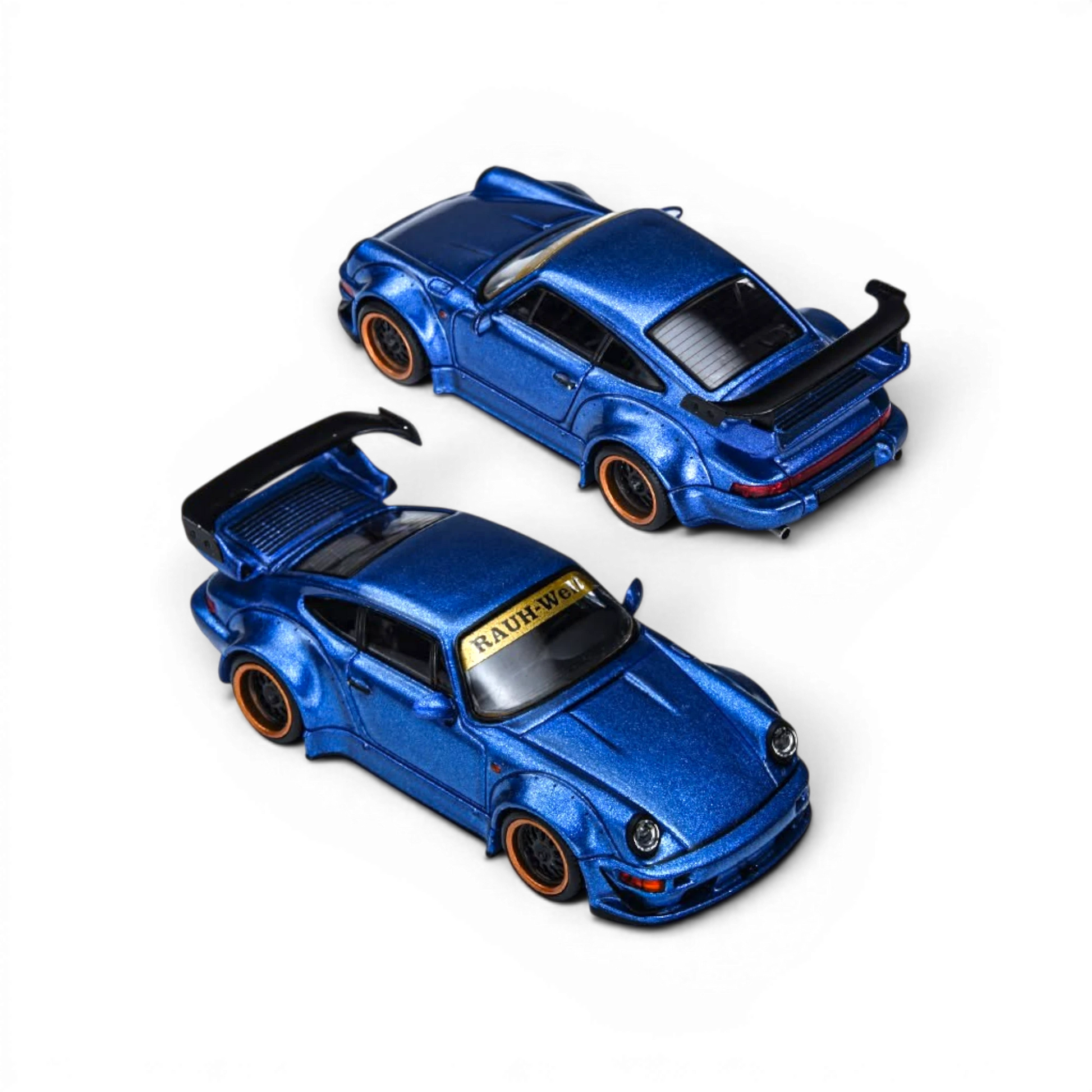 Lot57Supplies Diecast Shop navy blue TimeMicro PSC DESIGN RWB 964 diecast model car in 1:64 scale