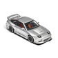 Lot57Supplies Diecast Shop MicroTurbo Nissan 180SX diecast model in metallic silver with Rocket Bunny body kit