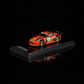 Lot57Supplies Diecast Shop 1:64 scale orange Nissan Fairlady Z Z33 Option Stream Z diecast model car with gold wheels