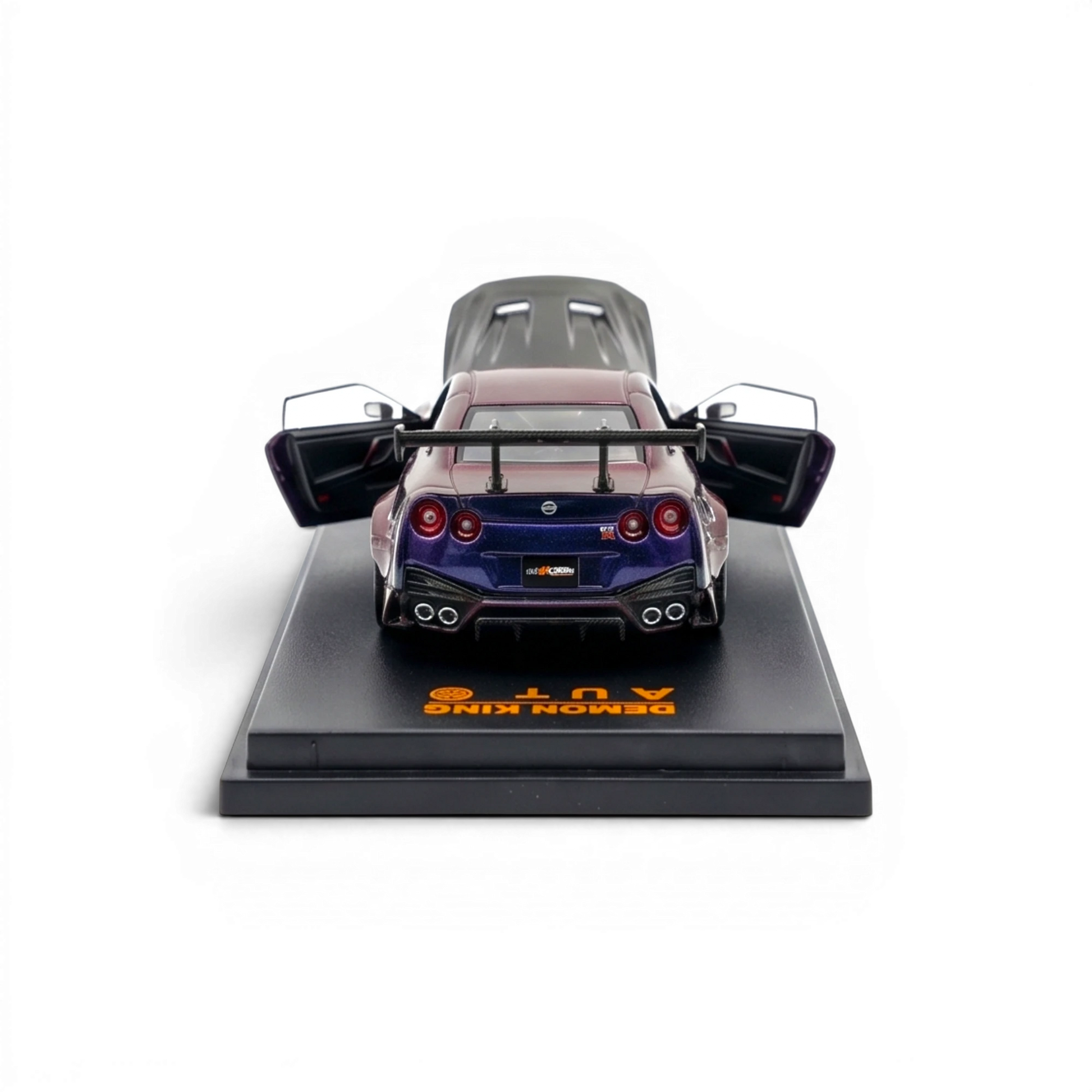Lot57Supplies Diecast Shop Chameleon Nissan GT-R 35 RR 1:64 scale model, full-open diecast with detailed interior and exterior.