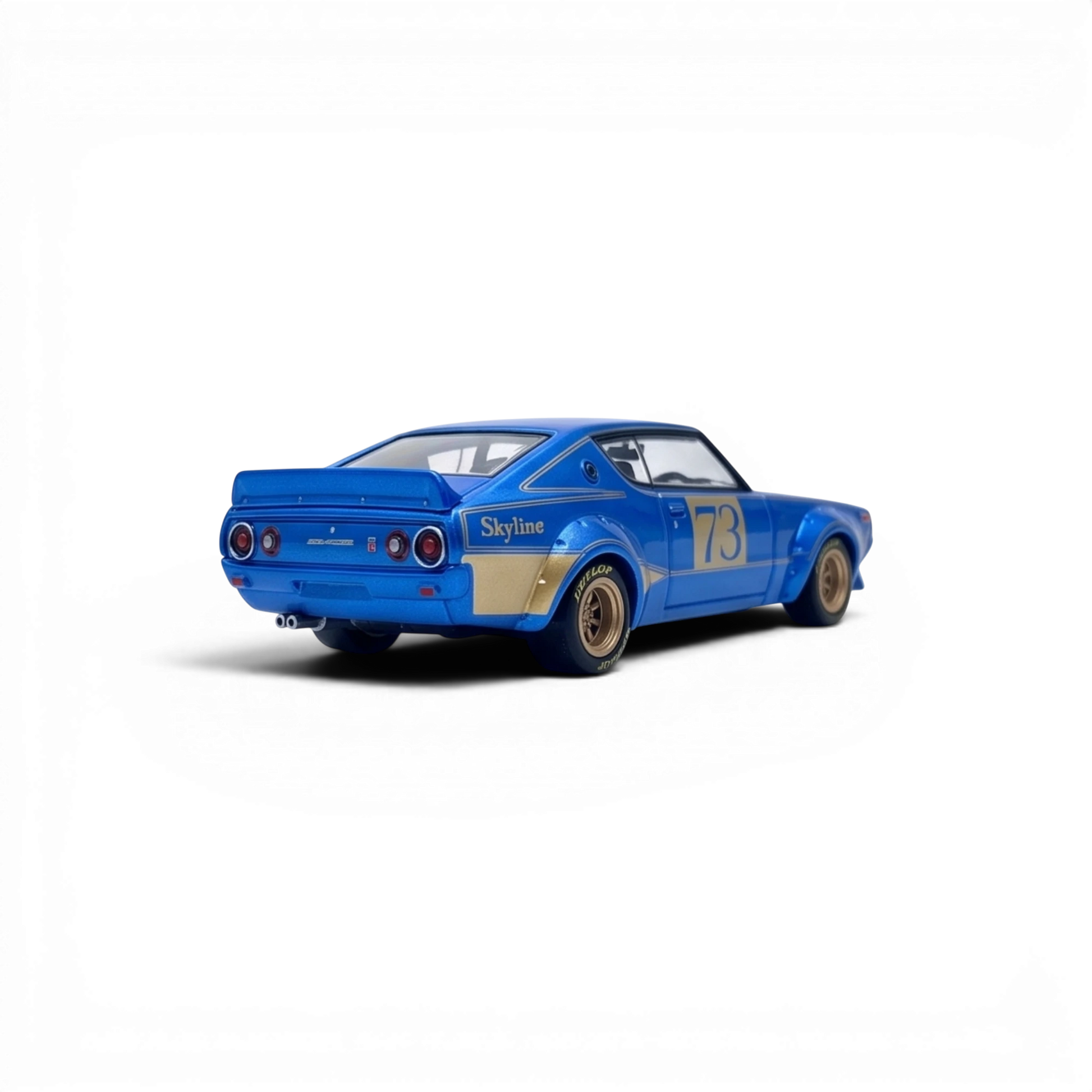 Lot57Supplies Diecast Shop 1:64 scale blue Nissan Skyline 2000 GT-R KPGC10 racing concept diecast model car