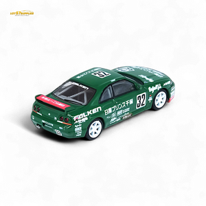 Lot57Supplies Diecast Shop 1:64 scale Inno64 Nissan Skyline GT-R R33 in green Falken livery with number 32