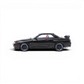 Cool ART Nissan Skyline GT-R R32 diecast model from Lot57Supplies Diecast Shop with black rims and openable hood.