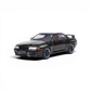 Cool ART Nissan Skyline GT-R R32 1:64 diecast model from Lot57Supplies Diecast Shop with openable hood and black rims.