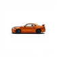 Lot57Supplies Diecast Shop MOTORHELIX 1:64 scale metallic orange Nissan Skyline GTR R34 diecast model car side view