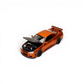 Lot57Supplies Diecast Shop MOTORHELIX 1:64 scale metallic orange Nissan Skyline GTR R34 diecast model with open hood