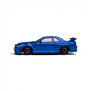 Lot57Supplies Diecast Shop Cars' Lounge 1:64 scale Bayside Blue Nissan Skyline GT-R R34 Z-TUNE resin model car