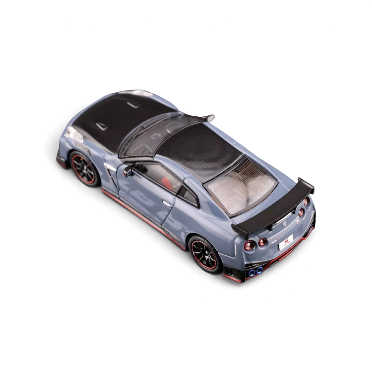 Lot57Supplies Diecast Shop 1:64 scale INNO64 Nissan Skyline GT-R R35 Nismo diecast car in stealth gray with black roof