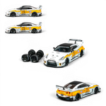 Lot57Supplies Diecast Shop 1:64 scale CM Model Nissan Skyline GT-R R35RR LBWK diecast car with swappable wheels