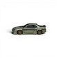 Lot57Supplies Diecast Shop Millennium Jade Nissan Skyline GT-R R34 Smilodon 1:64 scale diecast model with aggressive aero styling.