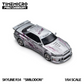 Lot57Supplies Diecast Shop 1:64 scale silver Nissan Skyline R34 Smilodon diecast model car with custom racing decals