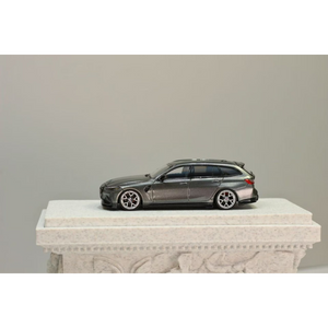 Lot57Supplies Diecast Shop 1:64 scale Nitro Blaze G81 M3 Touring diecast car in Titanium Steel Grey with ADRO body kit