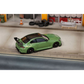 Lot57Supplies Diecast Shop 1:64 scale SW G87 M2 ADRO modified diecast car in olive green with a large rear wing