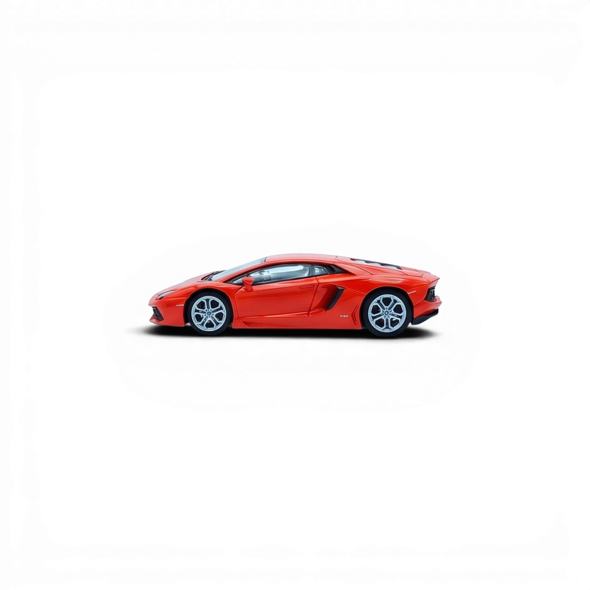 Lot57Supplies Diecast Shop Phantom Speed 1:64 scale diecast Lamborghini Aventador LP700 in classic orange side view