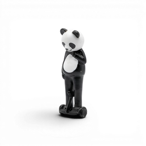 Lot57Supplies Diecast Shop Street Weapon 1:64 scale resin panda figure standing on a hoverboard