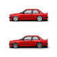 Lot57Supplies Diecast Shop 1:64 scale bright red CM Model Pandem BMW M3 E30 diecast car with custom widebody kit