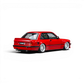 Lot57Supplies Diecast Shop 1:64 scale bright red CM Model Pandem BMW M3 E30 diecast car with widebody kit.