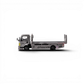 Lot57Supplies Diecast Shop Pop Race Pandem Fuso 300 flatbed transporter in silver chrome, 1:64 scale diecast model.