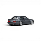 Lot57Supplies Diecast Shop CM Model Pandem M3 E30 diecast car in metallic gunmetal gray, rear three-quarter view.