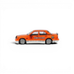 Lot57Supplies Diecast Shop INNO64 Pandem Rocket Bunny 190E diecast car in orange Jagermeister livery, side view.