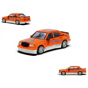 Lot57Supplies Diecast Shop INNO64 Pandem Rocket Bunny 190E diecast model car in orange Jagermeister livery