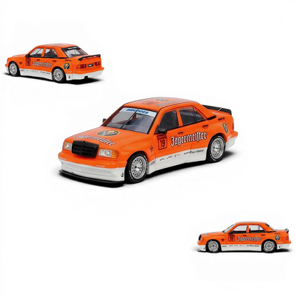 Lot57Supplies Diecast Shop INNO64 Pandem Rocket Bunny 190E diecast model car in orange Jagermeister livery