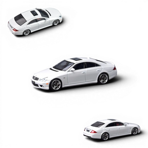 Lot57Supplies Diecast Shop Focal Horizon 1:64 scale pearl white Mercedes-Benz CLS 63 AMG Mk1 diecast model car