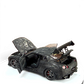 Lot57Supplies Diecast Shop PGM 1:64 scale GTR R35 diecast model car in black carbon fiber with opening doors and hood