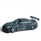 Lot57Supplies Diecast Shop PGM 1:64 scale GTR R35 model car in black carbon fiber finish with rear spoiler