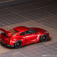 Lot57Supplies Diecast Shop PGM Nissan R35 widebody diecast model car in metallic red with rear wing, 1:64 scale