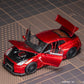 Lot57Supplies Diecast Shop PGM Nissan R35 widebody diecast model car in metallic red with opening doors and hood