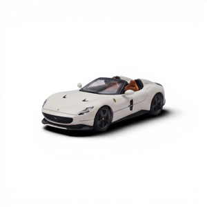 Lot57Supplies Diecast Shop Phantom Knight 12Cilindri Coupe 1:64 scale diecast model in Bianco Avus white with tan interior.