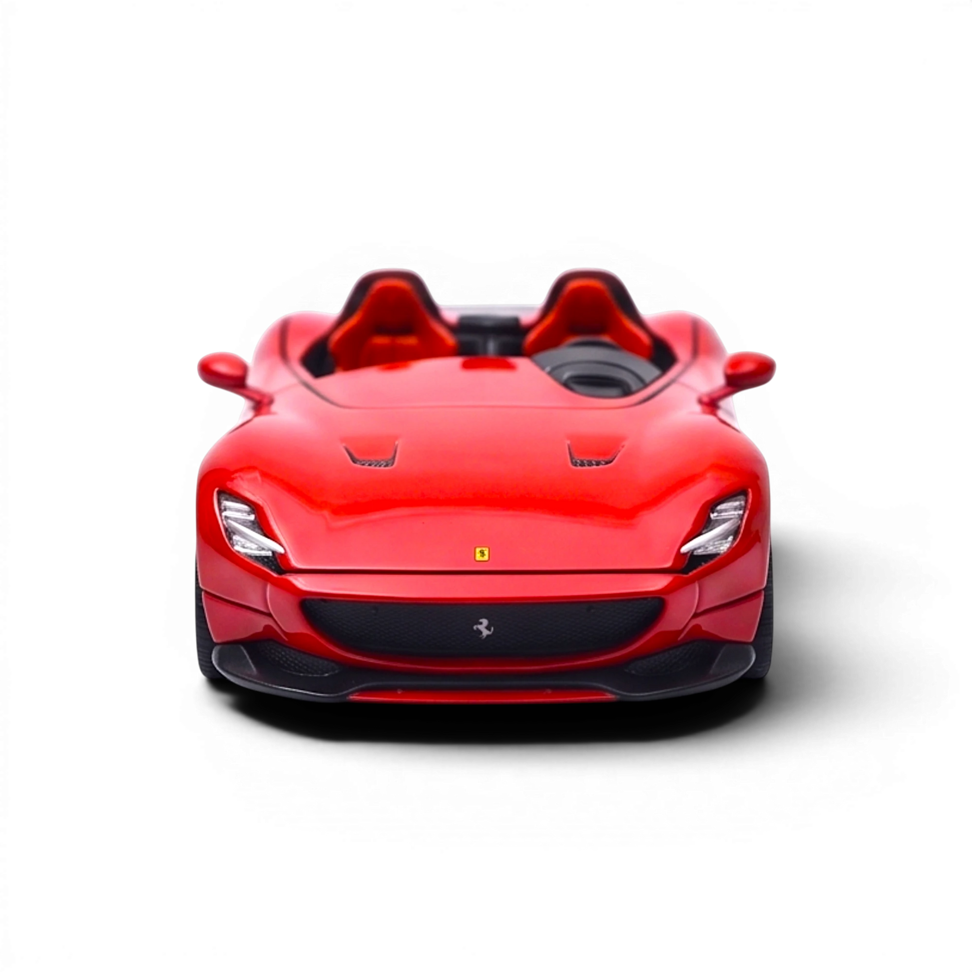 Lot57Supplies Diecast Shop Phantom Knight 12Cilindri Coupe, 1:64 scale, Rosso Corsa red diecast model with opening hood and engine detail.
