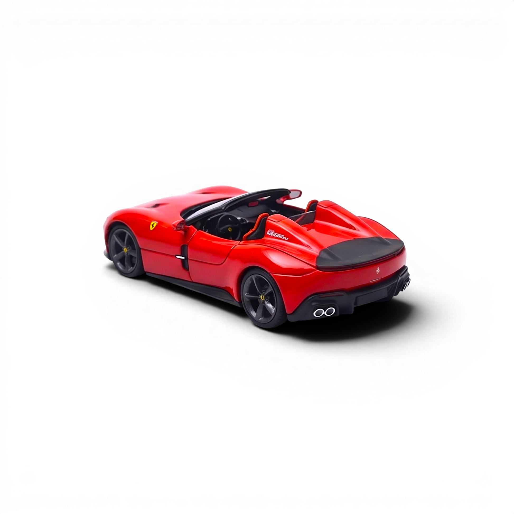 Lot57Supplies Diecast Shop red 1:64 scale diecast Phantom Knight 12Cilindri Coupe with opening hood and engine detail.